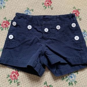 Little Girls Ralph Lauren Sailer Shorts